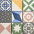 Handmade Patchwork Multi-Coloured Tile Tiles - Handmade
